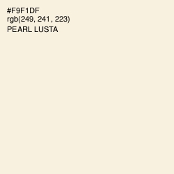 #F9F1DF - Pearl Lusta Color Image